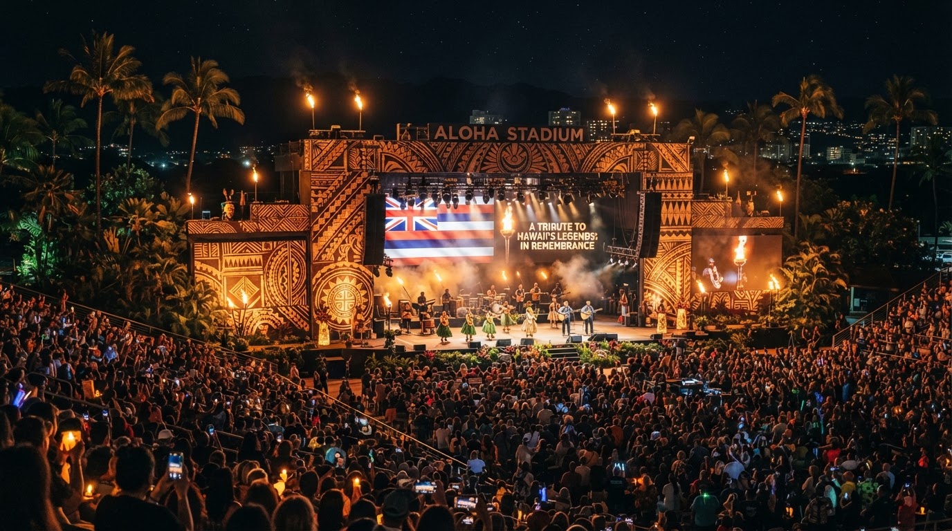 Aloha Stadium venue setting for FIJI Fest Hawaii